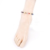 Handmade Millefiori Glass Beads Anklets AJEW-AN00341-02-5