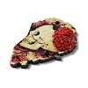 Printed Halloween Themed Acrylic Pendants OACR-L018-12B-2