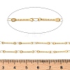 304 Stainless Steel Textured Bar Link Chains CHS-H116-01A-G-3