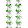 Transparent Glass Beads Strands GLAA-B021-04G-1