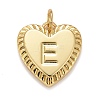 Rack Plating Real 18K Gold Plated Brass Pendants KK-E260-01G-E-1