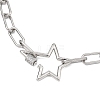 304 Stainless Steel Paperclip Chain Necklaces NJEW-JN06369-01-4
