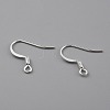 Brass Earring Hooks KK-O131-08-3