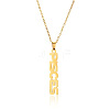 304 Stainless Steel Word Constellation Pendant Necklaces FS-WGAAB2A-02-2