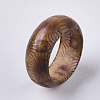 Wood Thumb Rings X-RJEW-N028-01-M-6