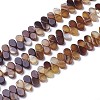Dyed Natural Agate Beads Strands G-F595-A17-1