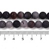 Natural Druzy Agate Beads Strands G-NH0024-A05-8mm-5