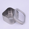 Tinplate Iron Tins CON-WH0074-26P-B-2