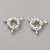 Brass Spring Ring Clasps KK-WH20010-003B-S-1