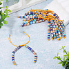 Handmade Polymer Clay Bead Bracelets Making AJEW-TAC00107-4