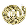 Electroplate Non-magnetic Synthetic Hematite Beads Strands G-S352-66A-01-2