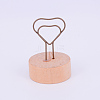 Wood Name Card Holder AJEW-WH0119-13-1