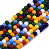 Opaque Glass Beads Strands GLAA-T006-10C-1