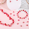 2 Strands Electroplate Glass Beads Strands EGLA-PA0001-01B-7