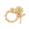 Brass Toggle Clasps KK-F194-03A-G-1