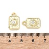 Alloy Rhinestone Pendants FIND-D044-08G-3
