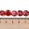 Handmade Millefiori Lampwork Beads Strands LAMP-G166-17B-05-4