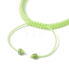 Porcelain Tortoise Braided Bead Bracelets BJEW-JB10058-02-4