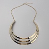 Alloy Chocker Necklace NJEW-WH0002-118G-1