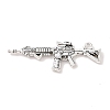 Tibetan Style Alloy Submachine Pendants TIBEP-Q043-135-RS-1