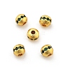 Brass Micro Pave Cubic Zirconia Beads LS-KK-R216-08G-03-1