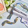 Polyester Graduation Tassel Pendant Decorations AJEW-WH20020-078F-4