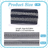 4Yards Polyester Lace Ribbon SRIB-GF0001-73A-01-2