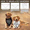 Cotton Dog's Kerchief AJEW-WH0592-001-4