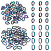 100Pcs 2 Style Acrylic Linking Rings OACR-PH0001-68-1
