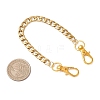 304 Stainless Steel Cuban Link Chain Bag Extender Chains FIND-JF00157-02-3