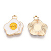 Light Gold Plated Alloy Pendants ENAM-T009-29-1