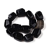 Natural Black Agate(Dyed & Heated) Beads Strands G-N342-148C-2