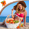 6Pcs 3 Styles Foam Artificial Fruit Model DJEW-GA0001-52-6