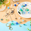  DIY Beadable Keychain Making Kit DIY-TA0006-01-5