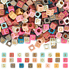 1400Pcs Plating Acrylic Beads MACR-SP0001-71-1