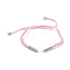 Nylon Cord Braided Bead Bracelets Making BJEW-F360-FP01-2