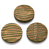 Painted Natural Wood Beads X-WOOD-N006-06D-1