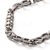 Tarnish Resistant Vacuum Plating 304 Stainless Steel 8 Link Chain Bracelets BJEW-B078-70P-2