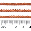 Natural Red Aventurine Beads Strands G-M438-A09-01-4