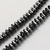 Non-magnetic Synthetic Hematite Beads Strands G-Q906-7mm-2