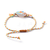 Adjustable Braided Bead Bracelets BJEW-JB05152-03-2