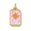 Alloy Enamel Pendants X-ENAM-D042-01C-1