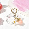 Acrylic Strawberry Pendant Decoration HJEW-SW00120-04-5