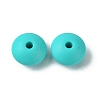 Rondelle Food Grade Eco-Friendly Silicone Focal Beads SIL-F003-07E-3