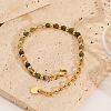 Bohemian Style Natural Indian Agate Round Beaded Bracelets for Women JU9810-6-1