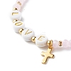 Glass Beads Stretch Bracelets BJEW-JB06577-01-4