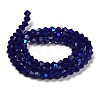 Opaque Solid Color Imitation Jade Glass Beads Strands EGLA-A039-P4mm-L10-2