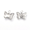 201 Stainless Steel Charms Cabochon Settings STAS-C021-04P-2