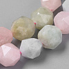 Natural Morganite Beads Strands G-S149-41-8mm-2