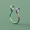 304 Stainless Steel Clip on Nose Rings WG032BD-07-1